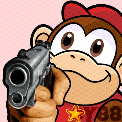 Diddy with a gun